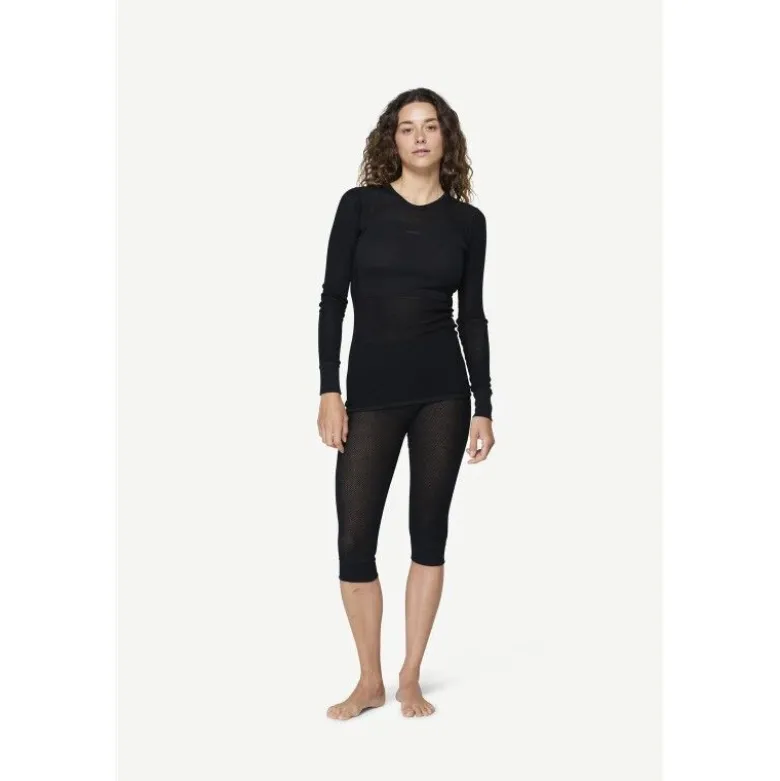 DevoldWool Mesh 190 3/4 Longs - Collant thermique laine mérinos femme