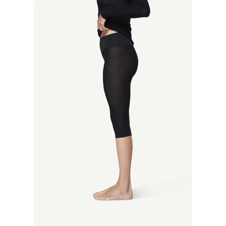 DevoldWool Mesh 190 3/4 Longs - Collant thermique laine mérinos femme