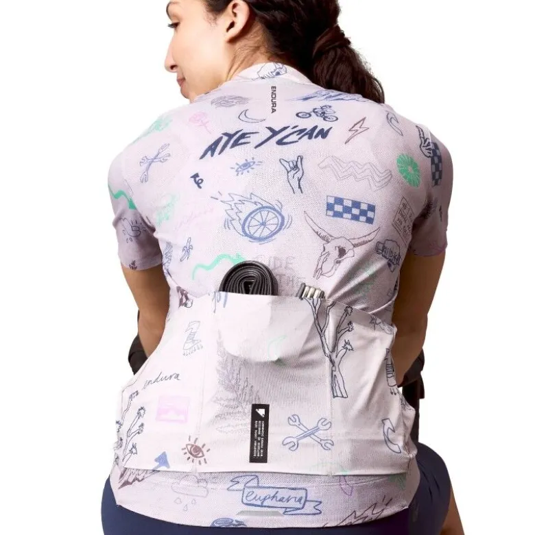 EnduraWms Pro Sl S/S Print Jersey - Maillot vélo femme