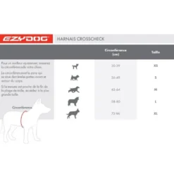EzyDogCrosscheck Harness - Harnais pour chien