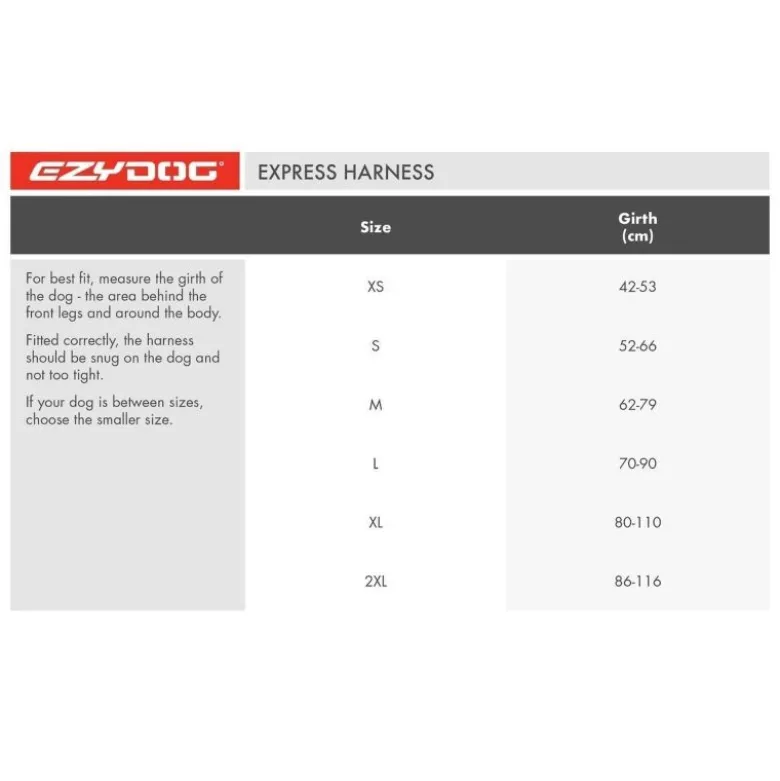 EzyDogExpress Harness - Harnais pour chien