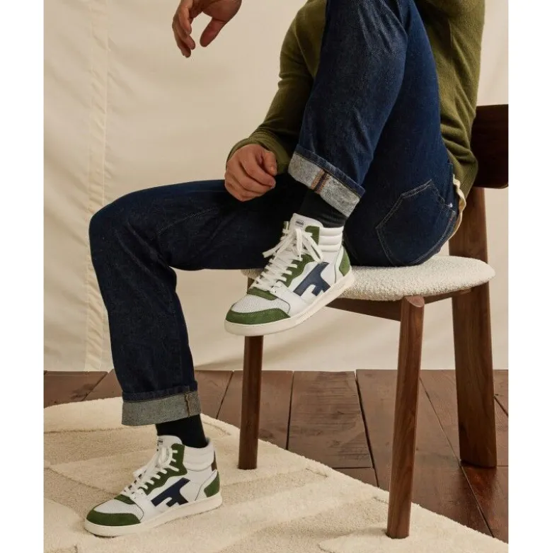 FaguoHazel Mid Leather Suede - Chaussures lifestyle homme