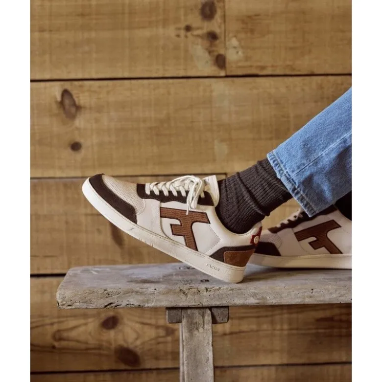 FaguoHazel Leather Woven - Chaussures lifestyle homme