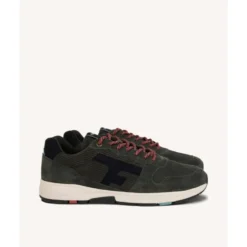 FaguoOlive Suede Woven - Chaussures lifestyle homme