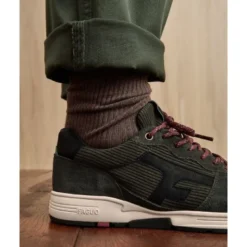 FaguoOlive Suede Woven - Chaussures lifestyle homme