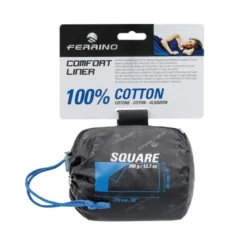 FerrinoCotton Liner SQ - Drap de sac de couchage