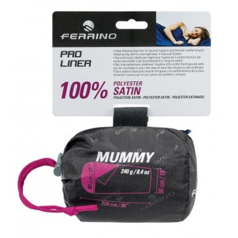 FerrinoPro Liner Mummy - Drap de sac de couchage
