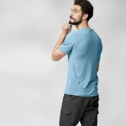 FjällrävenAbisko Wool Logo SS - T-shirt en laine mérinos homme