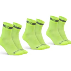 GripGrabClassic Regular Cut Socks 3 Pack - Chaussettes vélo