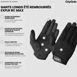 GripGrabEXPLR Padded Full Finger Summer Gloves - Gants VTT