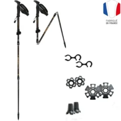 GuidettiFlashlock Carbone - Alu MK - Bâtons randonnée