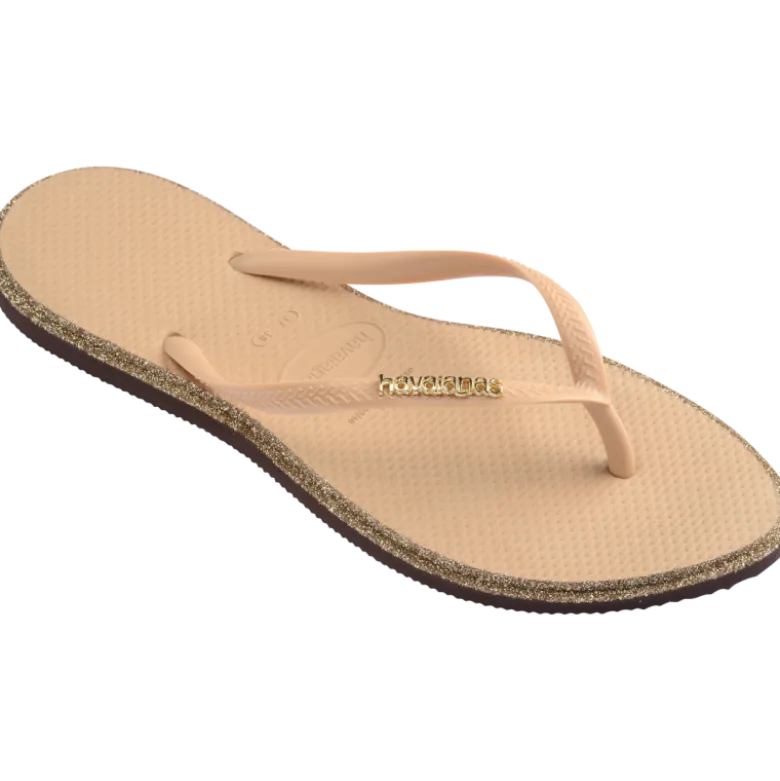 HavaianasSlim Point Glitter - Tongs femme