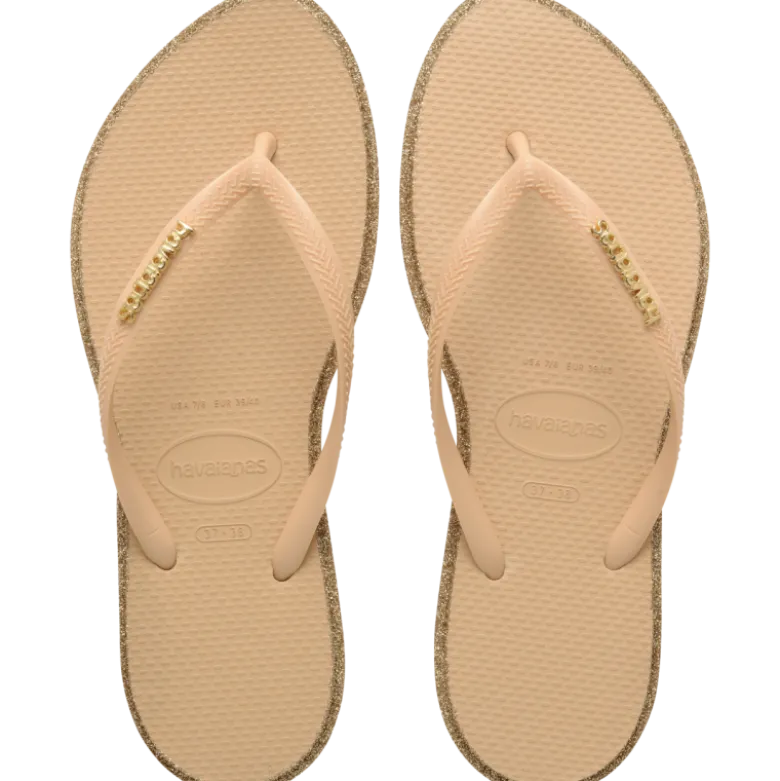 HavaianasSlim Point Glitter - Tongs femme