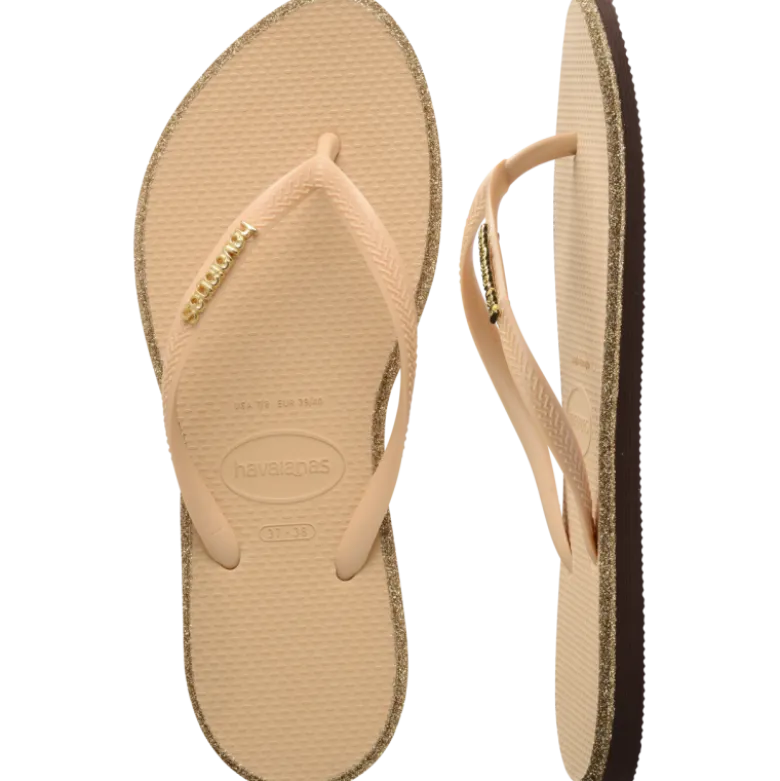 HavaianasSlim Point Glitter - Tongs femme