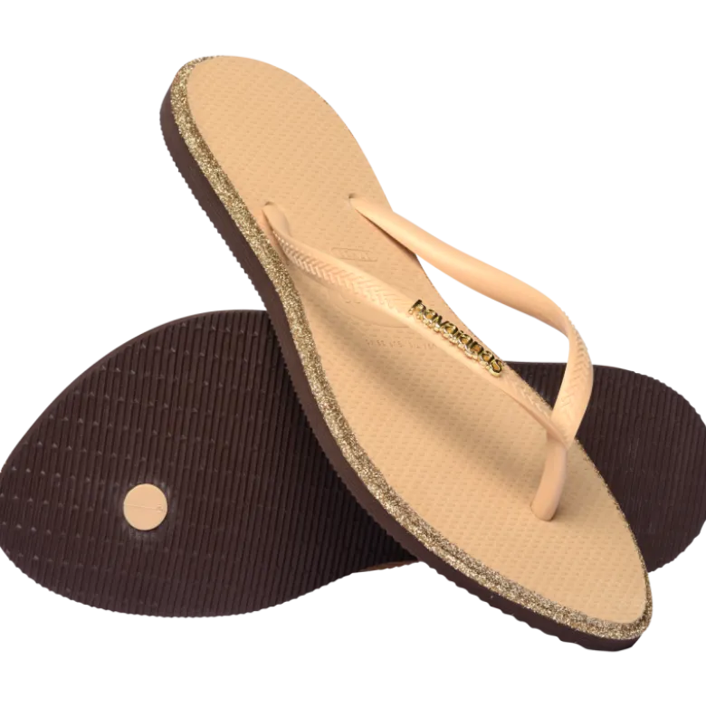 HavaianasSlim Point Glitter - Tongs femme