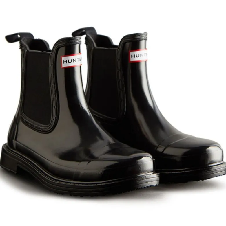 Hunter BootsWomen's Commando Chelsea Gloss - Bottes de pluie femme