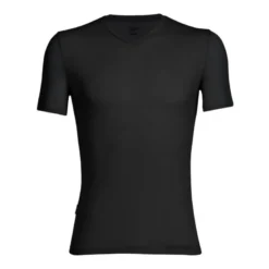 icebreakerAnatomica Short Sleeve col V en Mérinos - T-shirt en laine mérinos homme