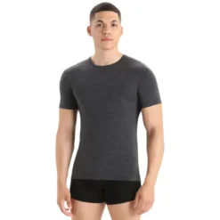 icebreakerAnatomica Short Sleeve Crewe en Mérinos - Sous-vêtement technique homme