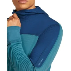 icebreakerMerino Blend 300 RealFleece Descender LS Zip Hoodie - Polaire en laine mérinos homme