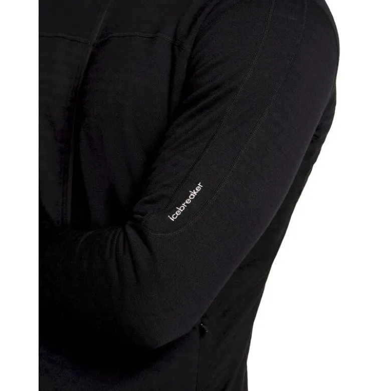 icebreakerMerino Blend 300 RealFleece Descender LS Zip - Polaire en laine mérinos homme