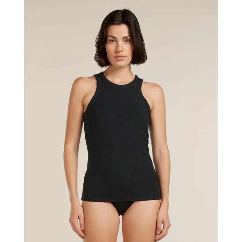 icebreakerMerinos Rib Lotus Tank - Débardeur femme