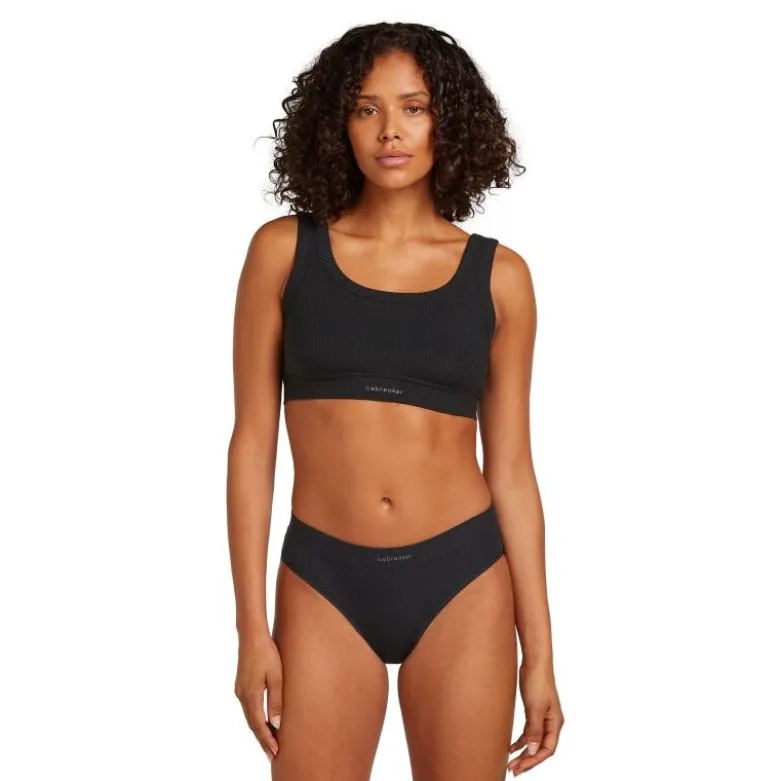 icebreakerMerinos Rib Lotus Bra - Brassière de sport femme