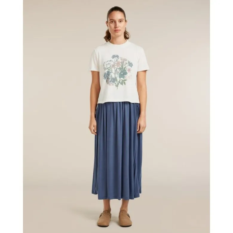 icebreakerMerinos 150 Tech Lite SS Crop Tee NZ Flora - T-shirt en laine mérinos femme