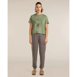 icebreakerMerinos 150 Tech Lite SS Crop T Seed Stor - T-shirt en laine mérinos femme
