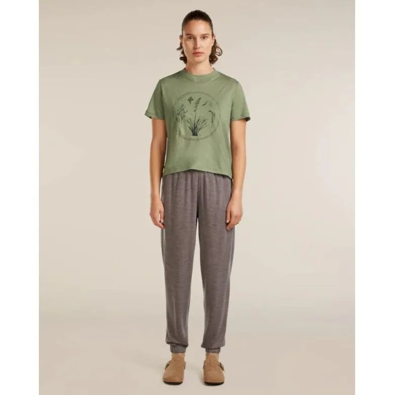 icebreakerMerinos 150 Tech Lite SS Crop T Seed Stor - T-shirt en laine mérinos femme