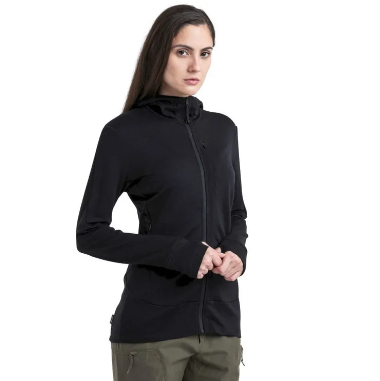 icebreaker260 Quantum IV LS Zip Hoodie - Polaire en laine mérinos femme