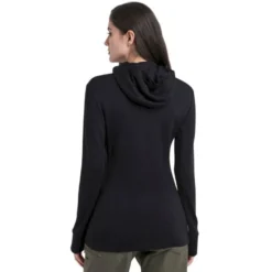 icebreaker260 Quantum IV LS Zip Hoodie - Polaire en laine mérinos femme