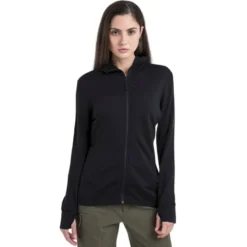 icebreaker260 Quantum IV LS Zip Hoodie - Polaire en laine mérinos femme