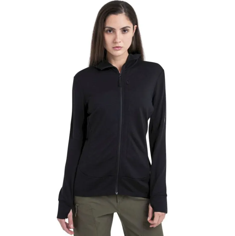 icebreaker260 Quantum IV LS Zip Hoodie - Polaire en laine mérinos femme