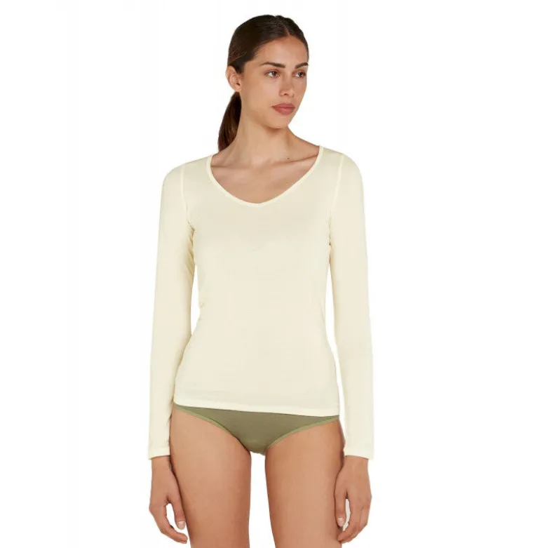 icebreakerSiren Long Sleeve Sweetheart - T-shirt en laine mérinos femme