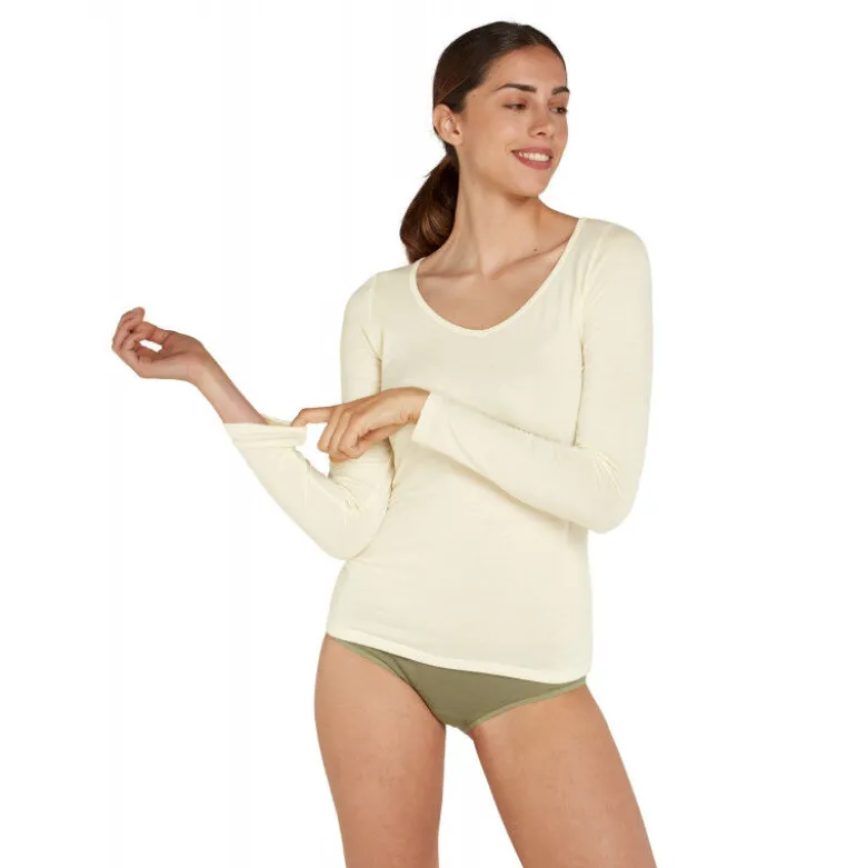 icebreakerSiren Long Sleeve Sweetheart - T-shirt en laine mérinos femme