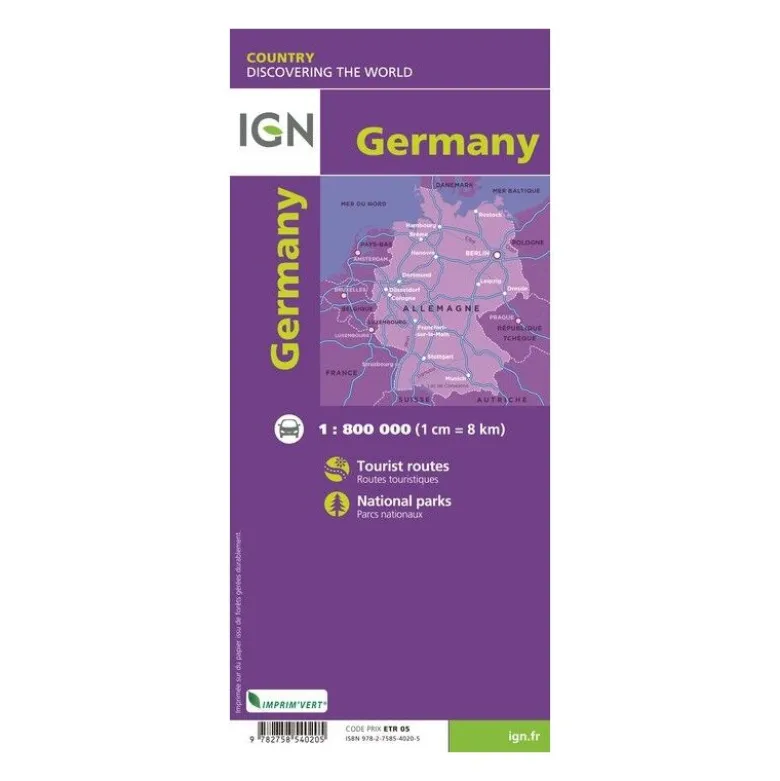 IGNAllemagne - Carte topographique