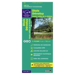 IGNDiois / Devoluy / Hautevallée De La Drome - Carte topographique