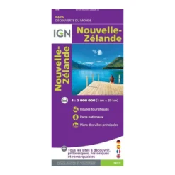 IGNNouvelle-Zélande - Carte topographique