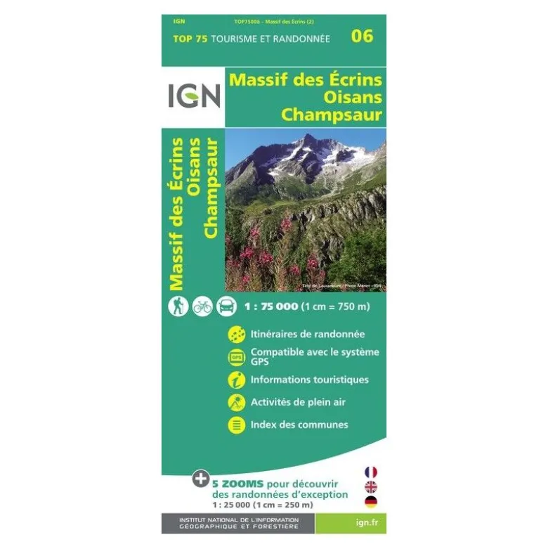 IGNOisans Champsaur - Carte topographique