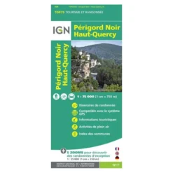 IGNPérigord Noir / Haut Quercy - Carte topographique