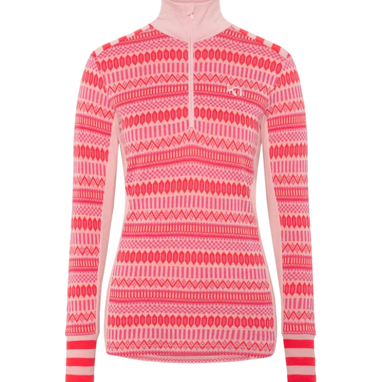 Kari TraaÅkle Wool Half Zip - Maillot thermique laine mérinos femme