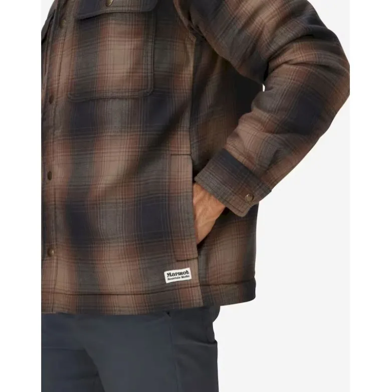 MarmotRidgefield Sherpa Flannel Shirt Jacket - Chemise homme