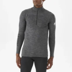 MilletDrynamic Warm 1/2 Zip - Maillot thermique laine mérinos homme