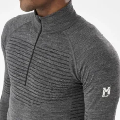 MilletDrynamic Warm 1/2 Zip - Maillot thermique laine mérinos homme