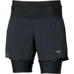 MizunoTrail Multipocket 2In1 Short - Short trail femme