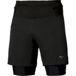 MizunoTrail Multipocket Trail 2In1 Short - Short trail homme
