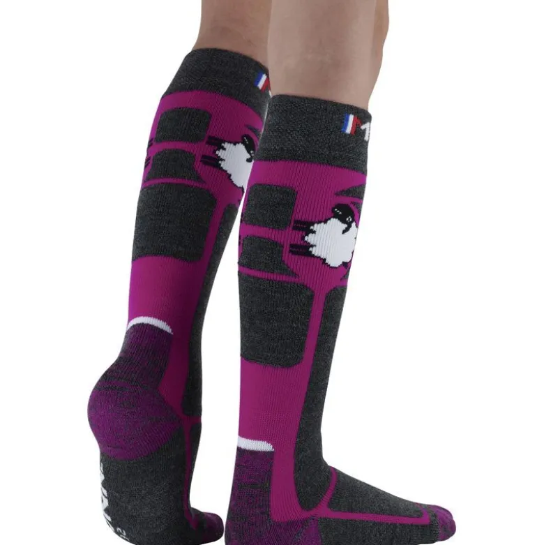 MonnetWooly Kids - Chaussettes ski enfant