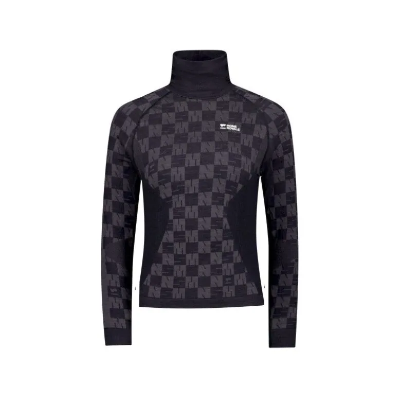 Mons RoyaleAscender Merino Seamless Mock Neck Long Sleeve - Maillot thermique laine mérinos femme