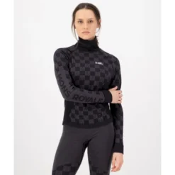 Mons RoyaleAscender Merino Seamless Mock Neck Long Sleeve - Maillot thermique laine mérinos femme