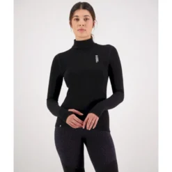 Mons RoyaleCascade Merino Flex Mock Neck Long Sleeve - Maillot thermique laine mérinos femme